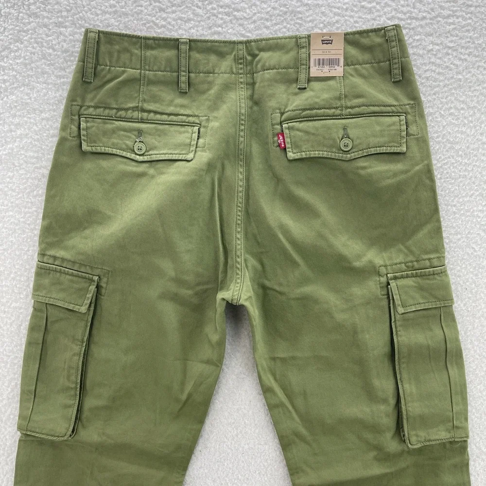 Levis Pants Mens 30x30 Green Ace Cargo Military Utility Y2K Gorpcore Paratrooper